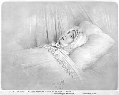 Madame Recamier on Her Deathbed, 11th May 1849 by Achille Devéria